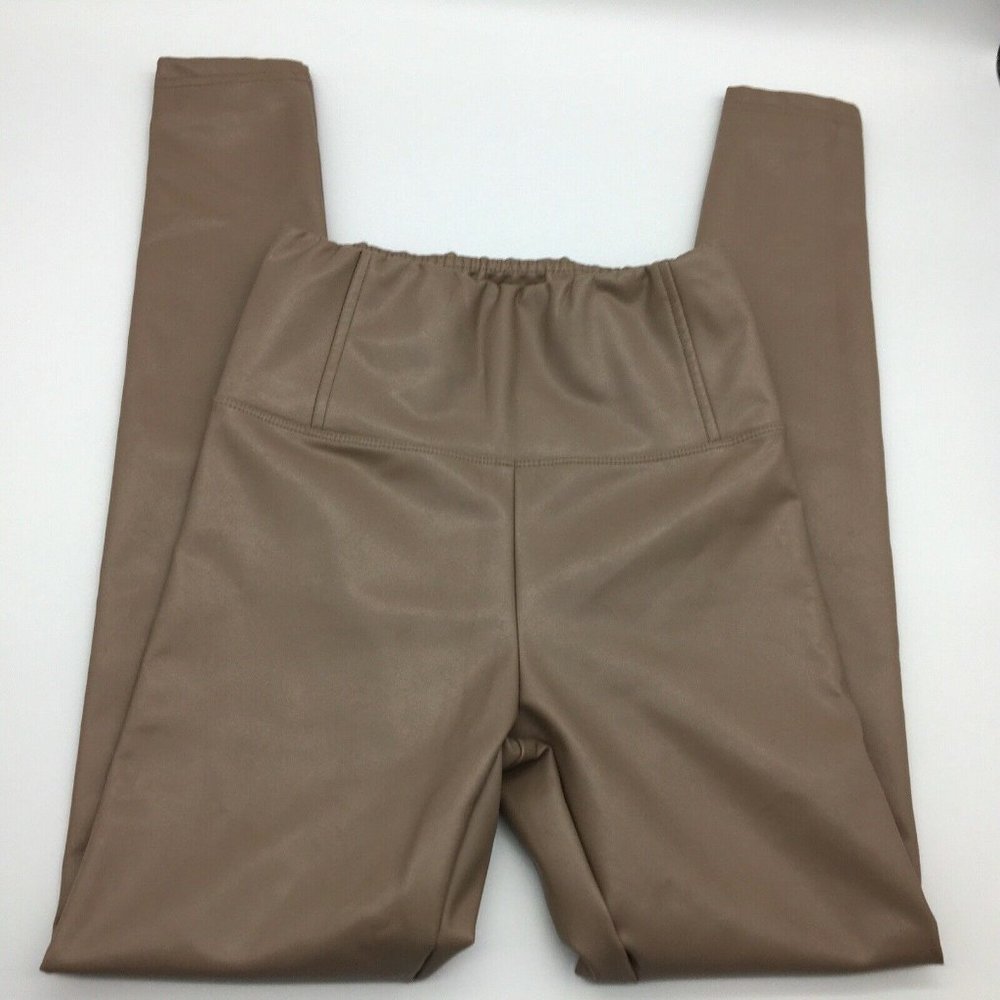 Wonderly Faux Leather  11 inch  Rise Legging SZ SM - Picture 3 of 7